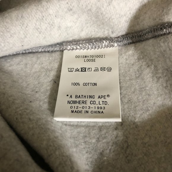 BAPE College Split Crewneck - Picture 8 of 12